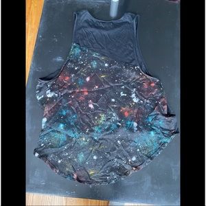 Volcom tank top with a sheer back
